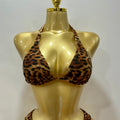 Halter Bikini Top con argollas