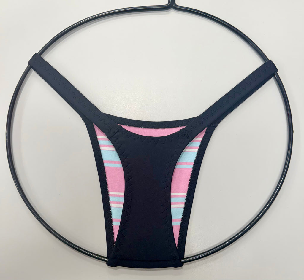 “Candy” tanga con forro de algodón y tirante de 3/4”