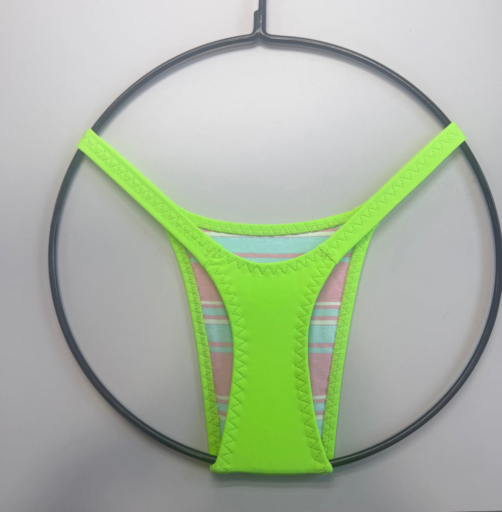 “Candy” tanga con forro de algodón y tirante de 3/4”