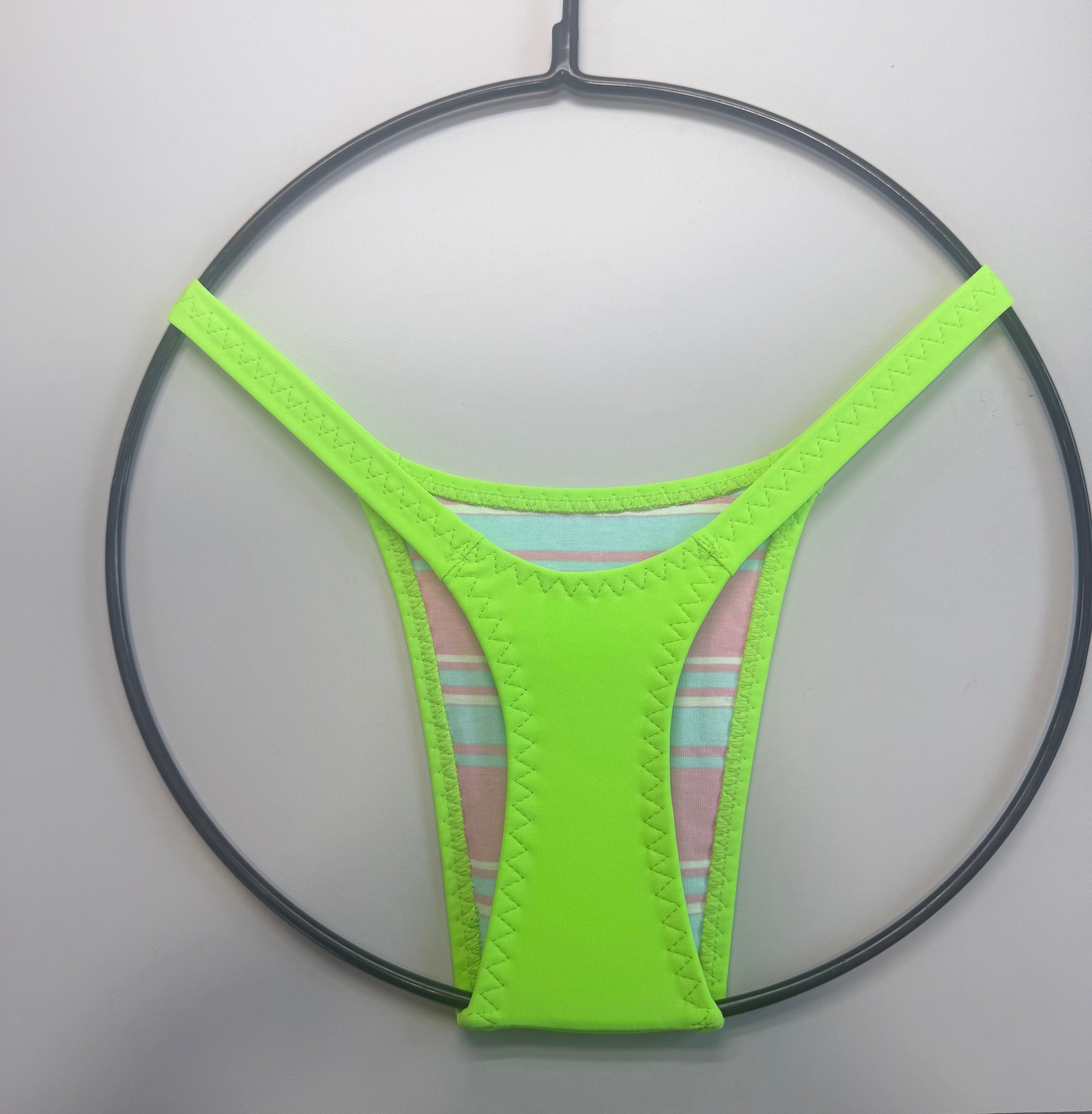 “Candy” tanga con forro de algodón y tirante de 3/4”
