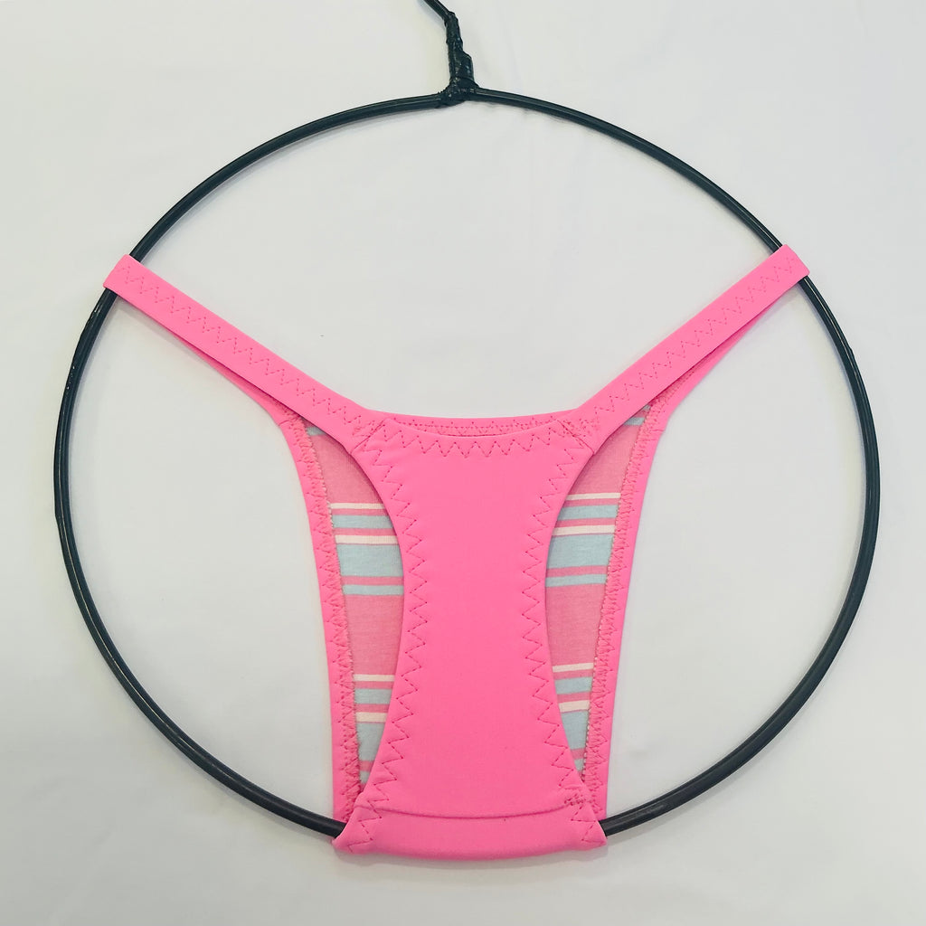 “Candy” tanga con forro de algodón y tirante de 3/4”