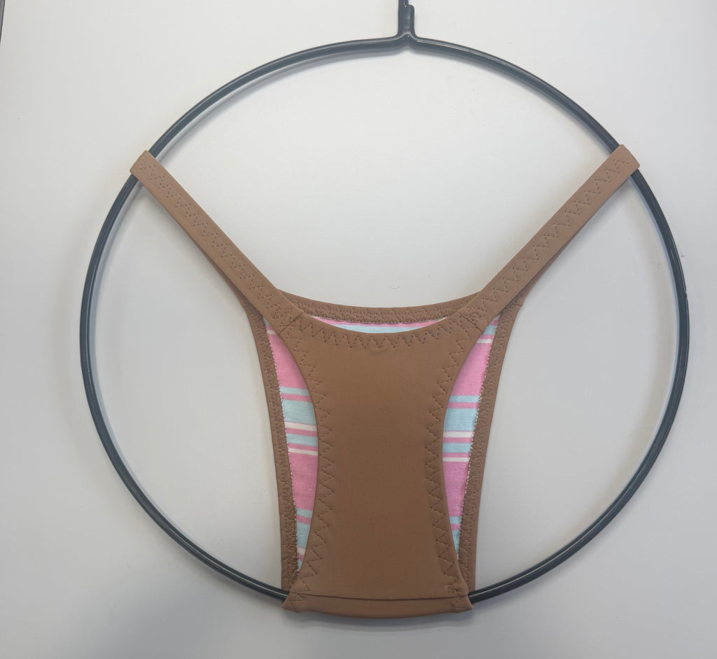 “Candy” tanga con forro de algodón y tirante de 3/4”