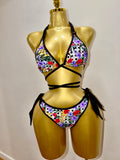 Triángulo bikini top con tiras